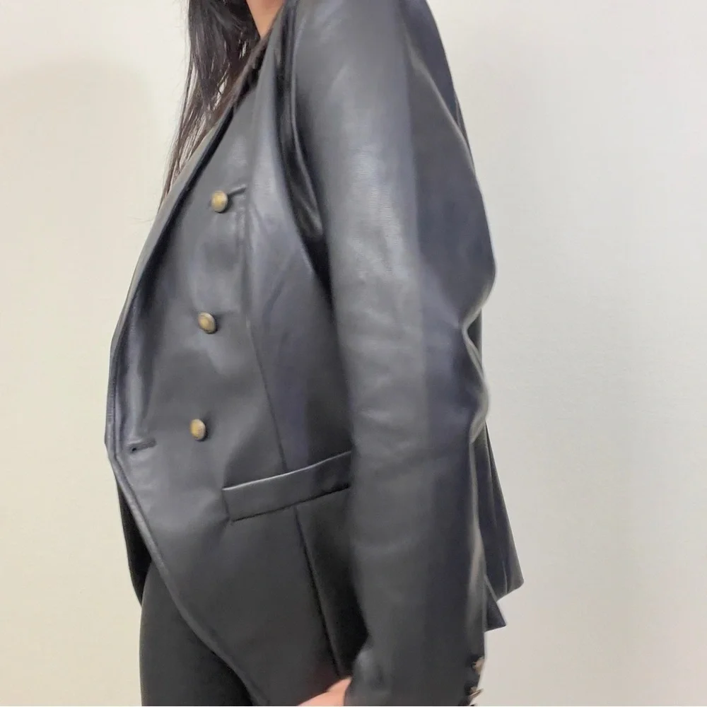 Amarillis Faux Leather Jacket